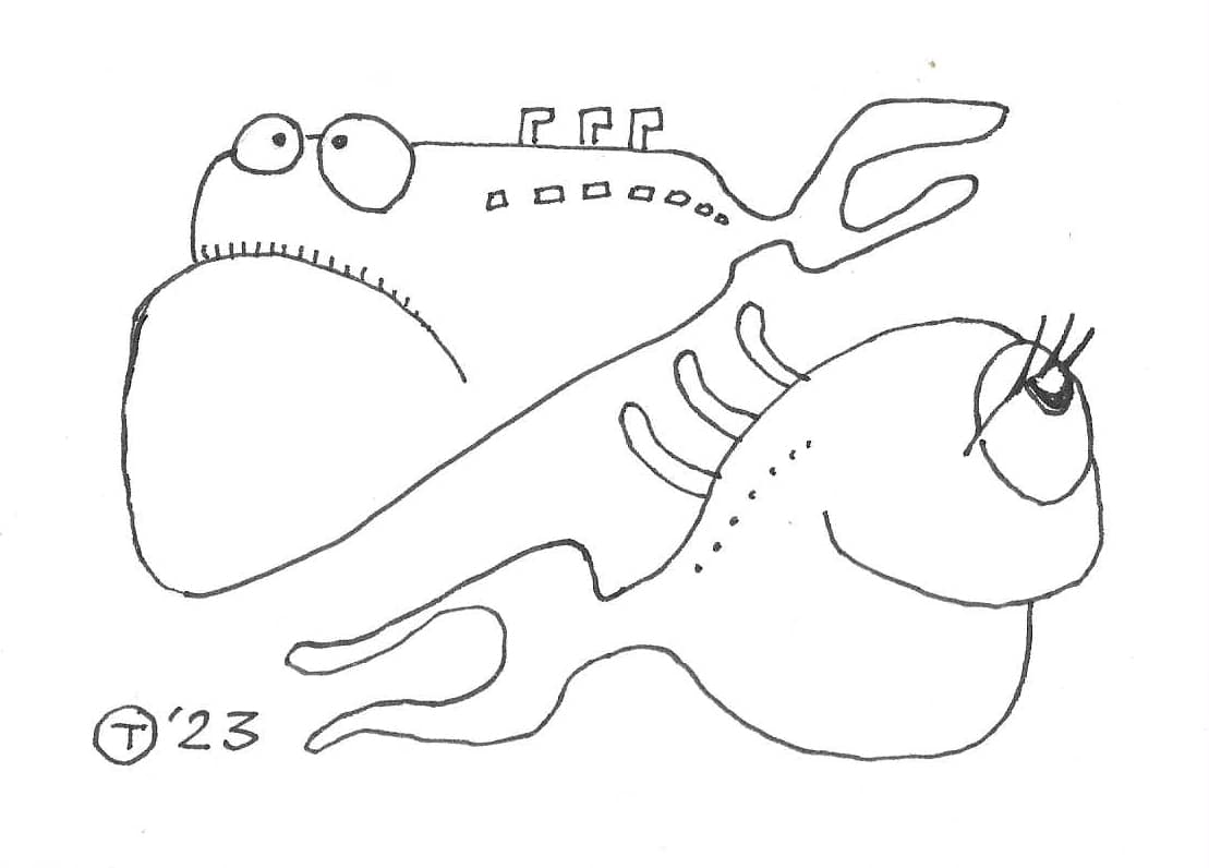 A6 Tegning - Sea Life 02