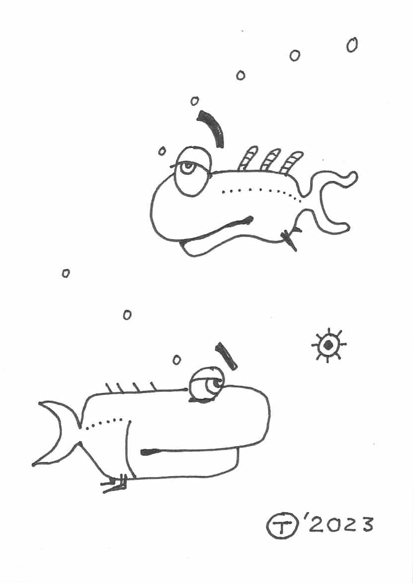 A6 Tegning - Sea Life 06