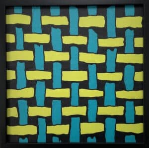 30x30cm Akryl Maleri - Belts