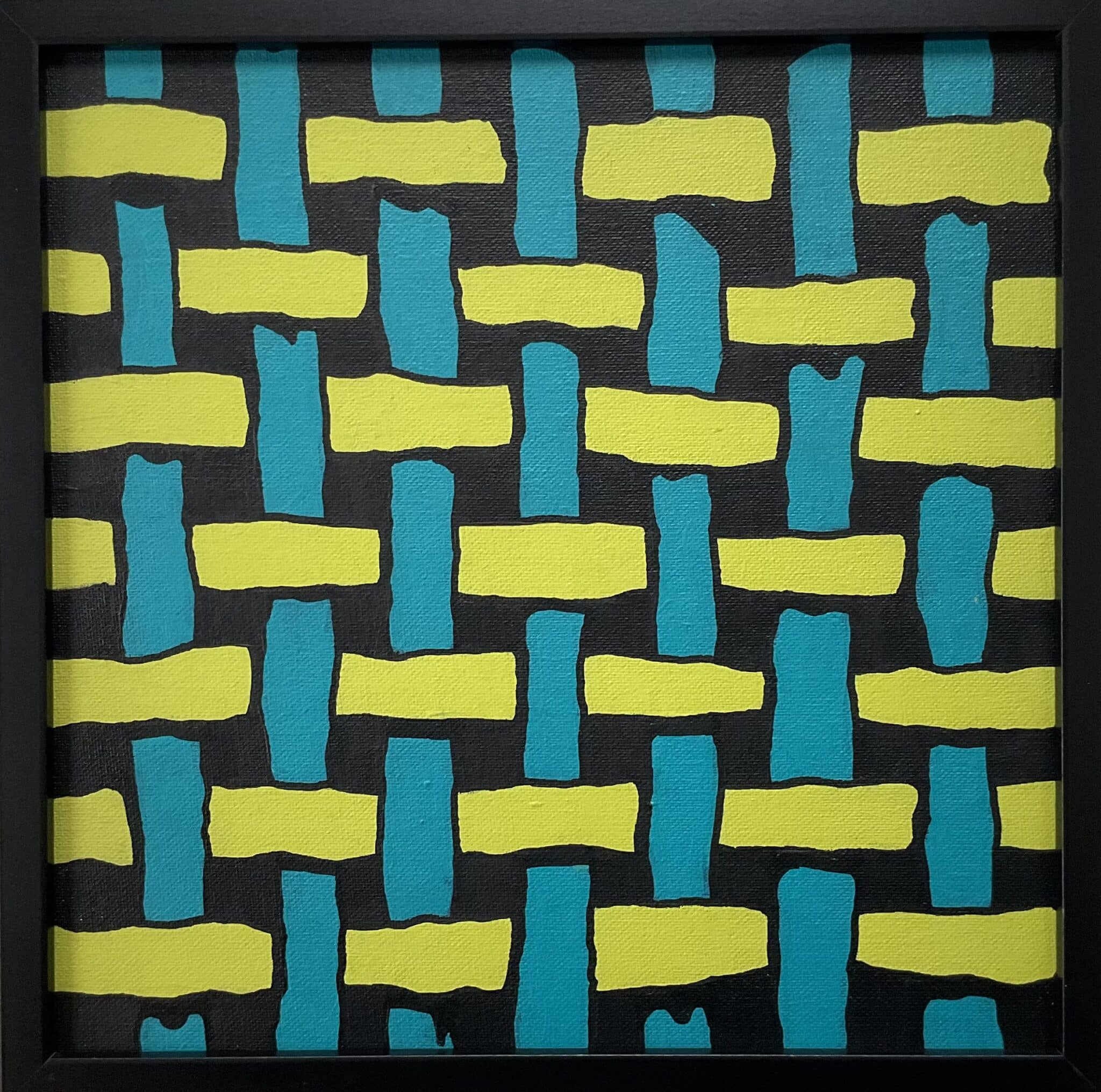 30x30cm Akryl Maleri - Belts