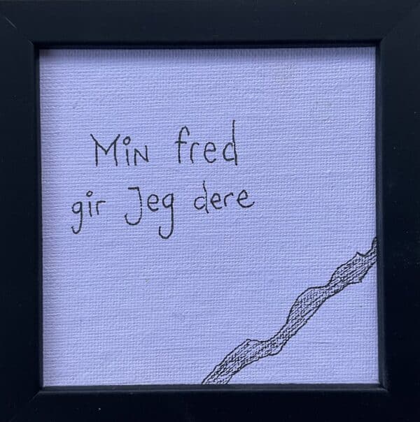10x10 Sitat Maleri - Fred 02