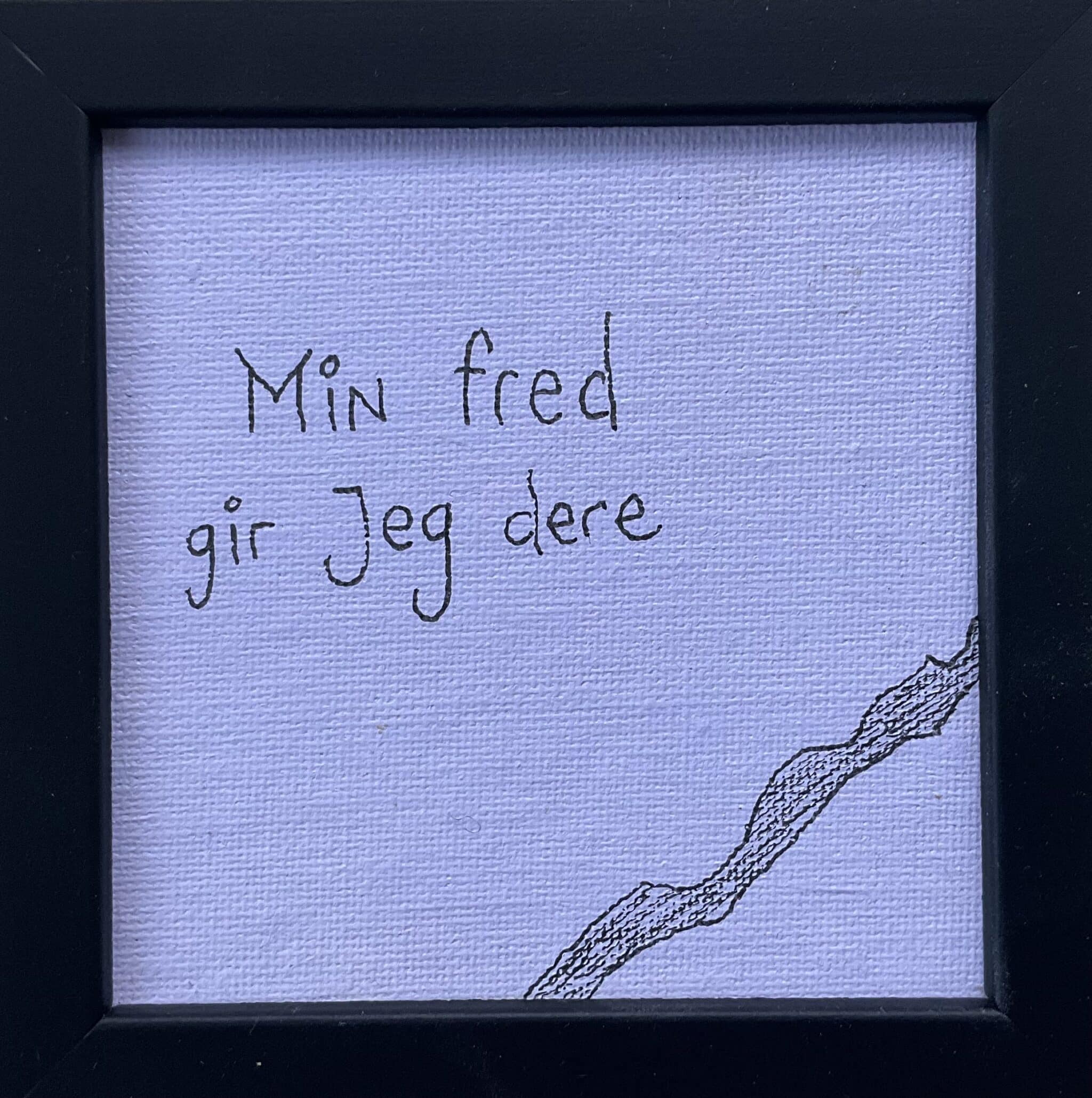 10x10 Sitat Maleri - Fred 02