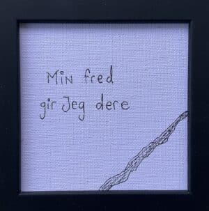 10x10 Sitat Maleri - Fred 01