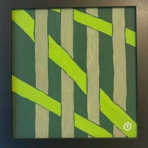 20x20cm Tusj - Abstrakt 2c