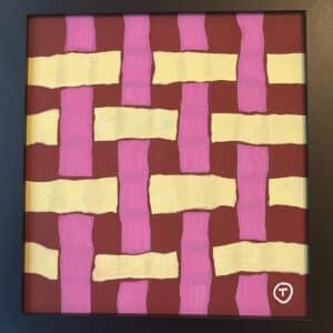 20x20cm Tusj - Abstrakt 2d