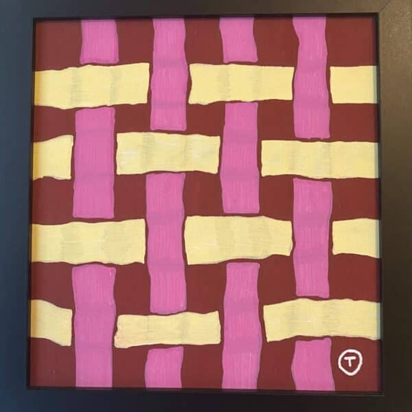 20x20cm Tusj - Abstrakt 2d