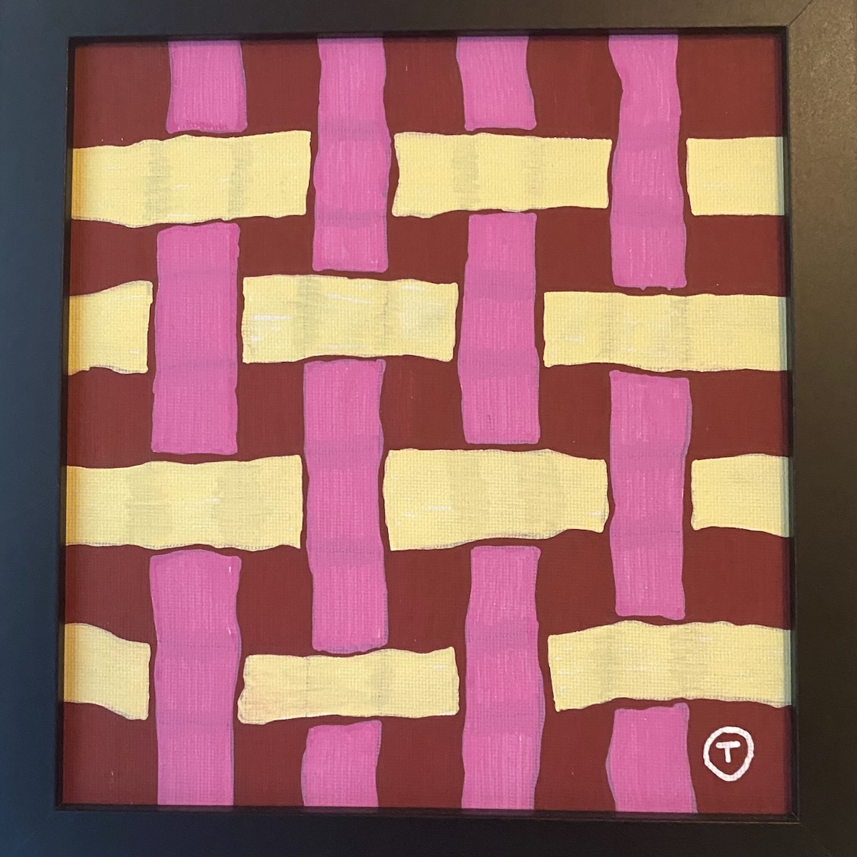 20x20cm Tusj - Abstrakt 2d