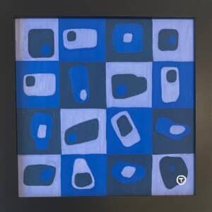 20x20cm Tusj - Abstrakt 4b