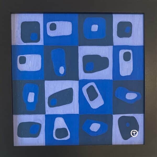 20x20cm Tusj - Abstrakt 4b