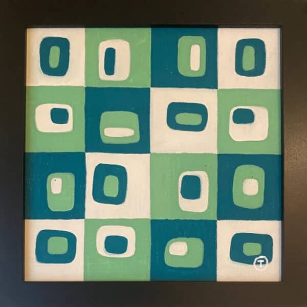 20x20cm Tusj - Abstrakt 4d