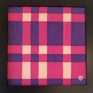 20x20cm Tusj - Abstrakt 5c
