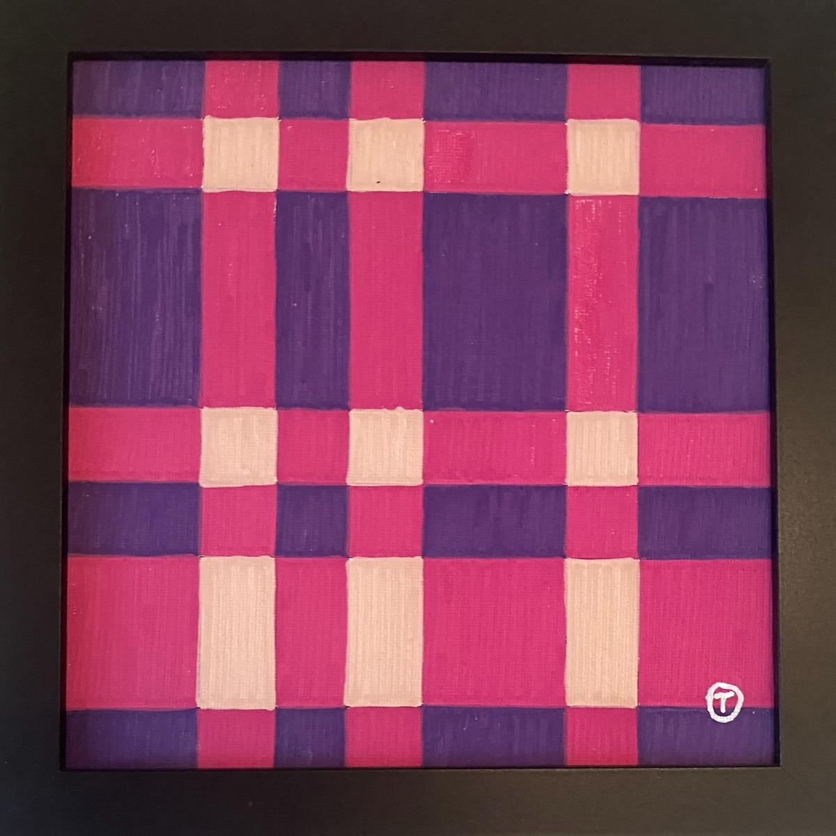 20x20cm Tusj - Abstrakt 5c