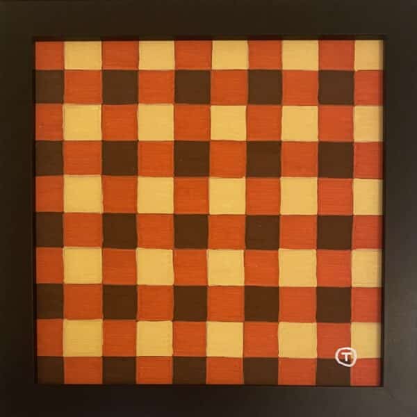 20x20cm Tusj - Abstrakt 5e