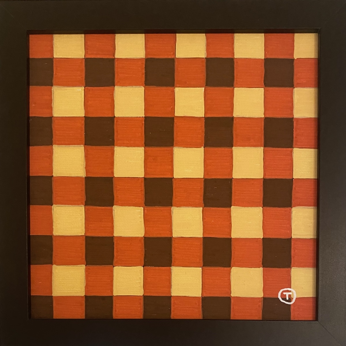 20x20cm Tusj - Abstrakt 5e