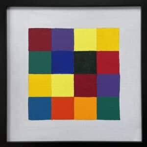 30x30cm Akryl Maleri - Sixteen