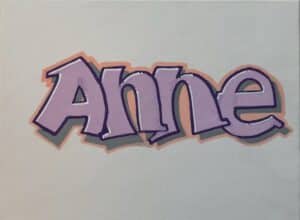 18x24cm Tusj - Anne