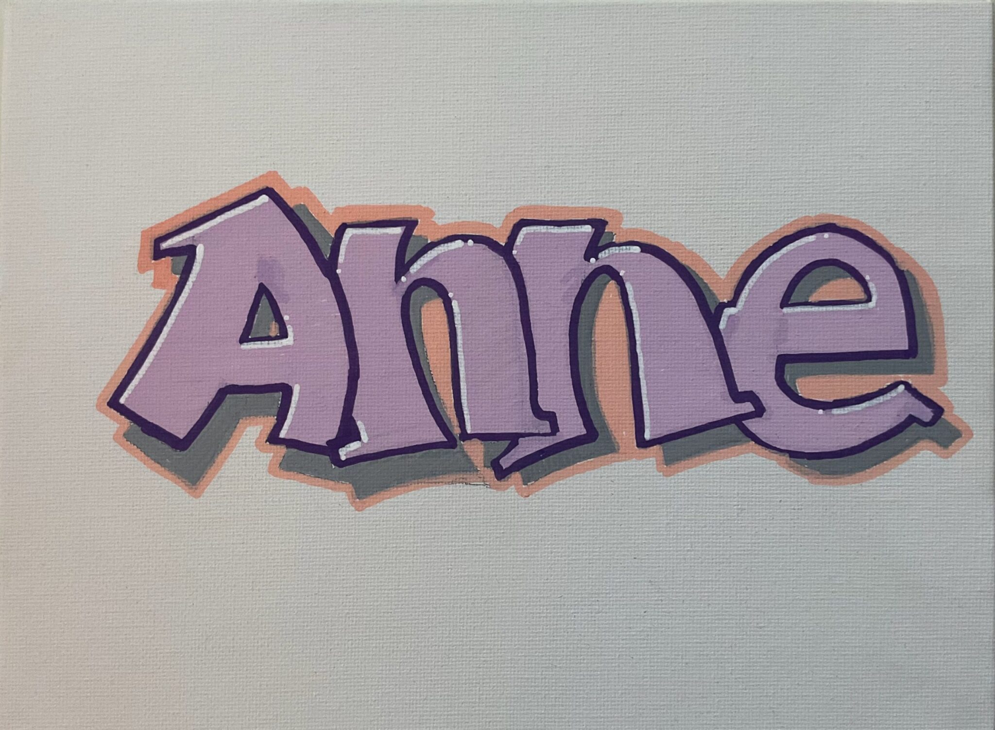 18x24cm Tusj - Anne