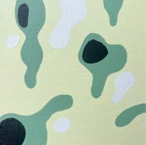 15x15cm Akryl Maleri - Pale