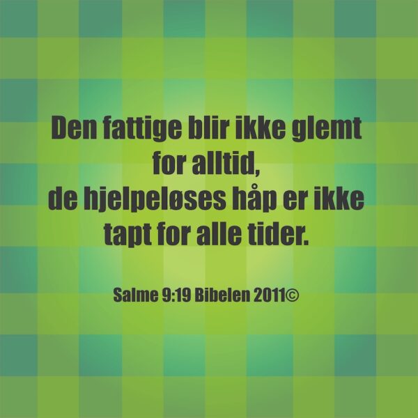 20x20cm Aluminiums Trykk - Den fattige