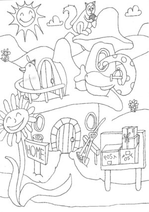 A4 Tegning - Fantasi Tegning